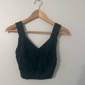 PacSun Green Fitted Going Out Sweater Crop Tank Top